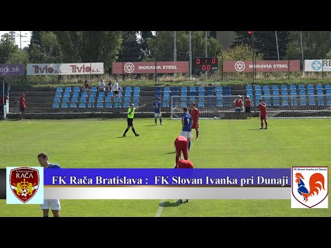 FK Rača Bratislava : FK Slovan Ivanka pri Dunaji 0 : 2  III. liga  2. kolo  Highlighty 2122  HD