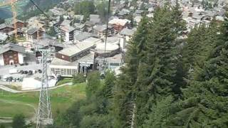 preview picture of video 'Gondola / Télécabine Les Ruinettes -Verbier - Valais Switzerland - 03.09.2011'