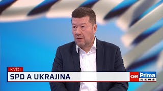 Okamura: Ukrajina si musí uvědomit, že máme novou vládu. Macinka jede vymezit naše vztahy