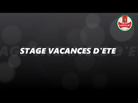 Stage Été 2018