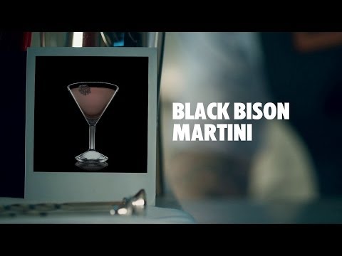 BLACK BISON MARTINI DRINK RECIPE - HOW TO MIX