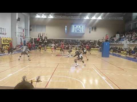 Partizan - Crvena zvezda: Poeni Partizana u trećem setu