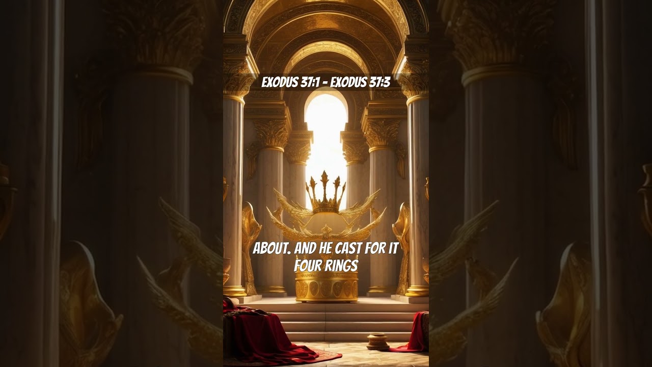 📖 Today's Verses: Exodus 37:1 – Exodus 37:3