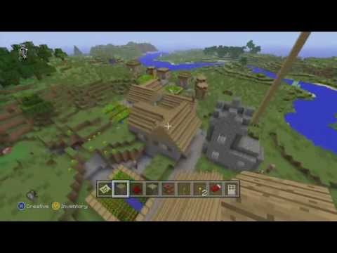 Seed Spotlight #15 - Minecraft TU12/13 - Stronghold, Village, 2x Mineshafts at Spawn (Xbox 360)