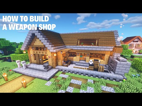 【Minecraft】How to Build a Weapon Shop