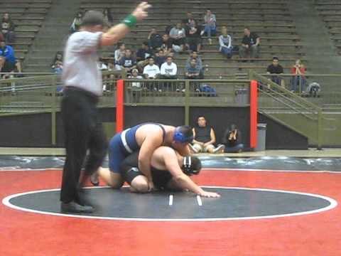 SA vs CER Wrestling Duel Meet 2010 - 285 Pounds: Barry Gee vs Jose Lopez