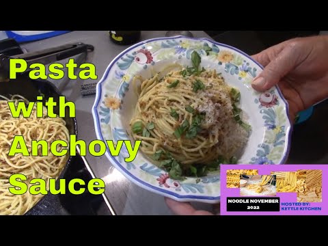 Pasta with Anchovy Sauce - Anchovy Pasta Sauce   #mangiareitalia