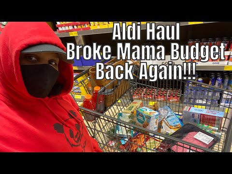 Aldi Haul #BrokeMamaBudget I GUESSED MY TOTAL 😱 January 16, 2022