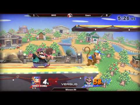Versus Weekly 6/18/15 - Winners R4 - MVD (Diddy) vs. Gears (Wario) - Smash 4