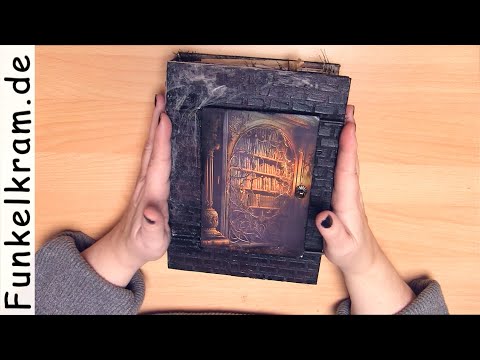 JunkJournal Geheime Bibliothek Flipthrough