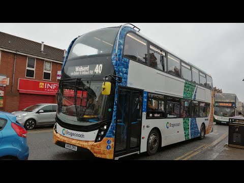 (Part one) 11501/SN69 ZRG-Stagecoach Newcastle-Dennis Trident 2/ADL Enviro 400MMC
