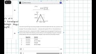 Unit 4 MCQ AP Classroom Progress Check | AP Physics 1