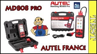 AUTEL MD808 PRO Présentation,mise a jour et scan 208 Peugeot