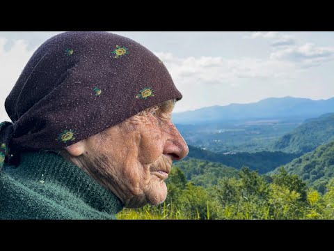 , title : 'Life in the mountains of a 96 year old grandmother. Far from civilization at the edge of the world'
