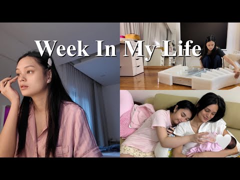 WEEK IN MY LIFE | productive days, redecorating my room + meeting Hope for the first time!