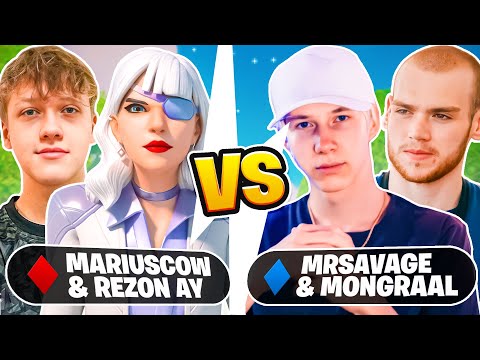 MariusCOW 2v2s MrSavage & Mongraal 🏆
