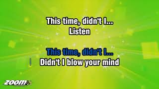 The Delfonics - Didn&#39;t I Blow Your Mind This Time - Karaoke Version from Zoom Karaoke