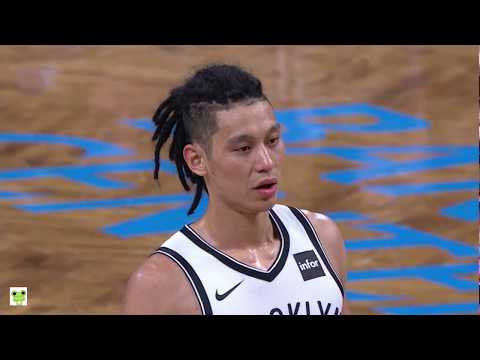 Jeremy Lin's Offense & Defense Highlights On "YES" 2017-10-08 Nets vs Knicks