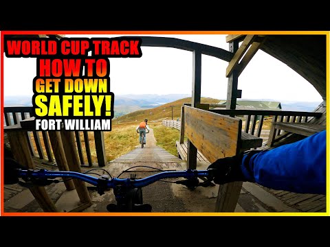Fort William WORLD CUP DH Track // Nevis Range // How does an average MTB rider get down safely!?