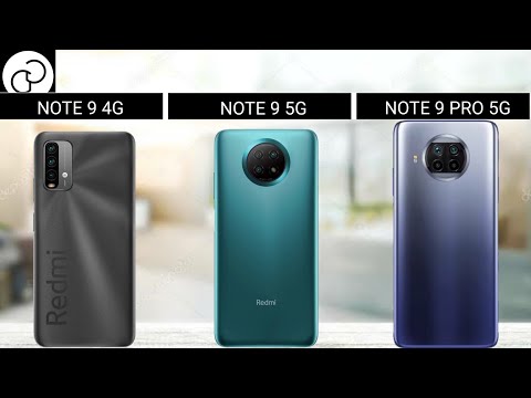 Redmi Note 9 4G vs Redmi Note 9 5G vs Redmi Note 9 Pro 5G