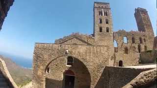 preview picture of video 'Monastère de Sant Pere de Rode - Château de Sant Salvador de Verdera - Espagne'