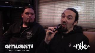 Five Minutes With Brian & Brad of Nile on Capital Chaos TV