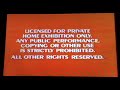 Opening To The Happiest Millionaire 1986 VHS