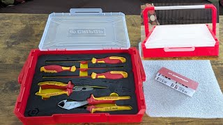 Cripop 5 PCS Insulated Screwdriver & Pliers Set