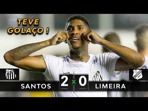 Santos 2 x 0 Inter de Limeira - Melhores Momentos - HD 29 01 2020