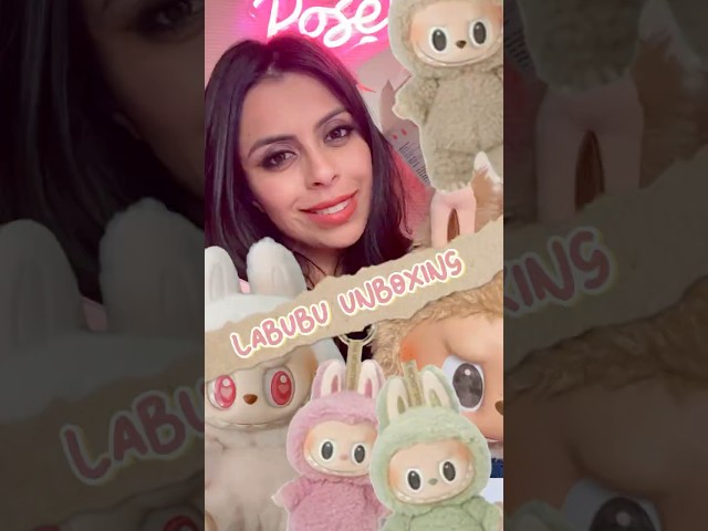 Vídeo relacionado con Pop Mart The Monster Labubu - Cara de vinilo con diseño de macarrón