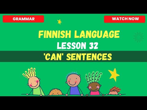 ​'Can' sentences in Finnish Language | Finnish language lesson for beginners | Finnish language