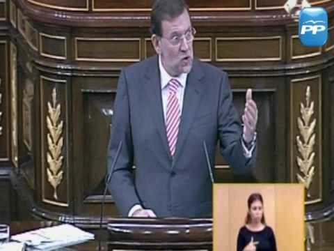 Rajoy es interrumpido al hablar sobre la crisis