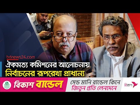 জাতীয় নির্বাচন হবে জুলাই সনদে: আলী রীয়াজ | National Consensus Commission @bdnews24