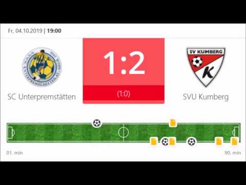 SC PORR Unterpremstätten : Kumberg - 1:2 (1:0)