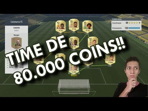 SQUAD BUILDER - TIME DE 80K - BOM E BARATO FIFA 17 ULTIMATE TEAM