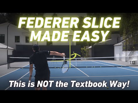 How to Hit Low Backhand Slices Like Federer (But Easier)