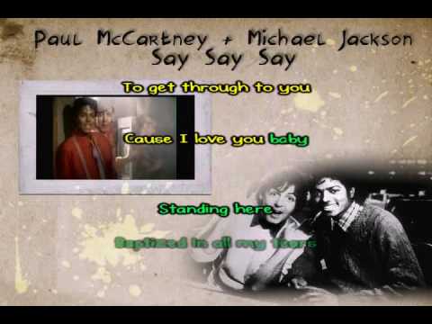 Michael jackson paul mccartney say say. Paul MCCARTNEY Michael Jackson say say. Say say say Paul MCCARTNEY Michael Jackson Lyrics.