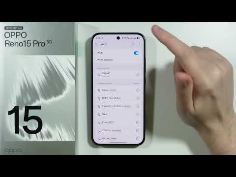 OPPO Reno 15 Pro: How to Connect to WiFi