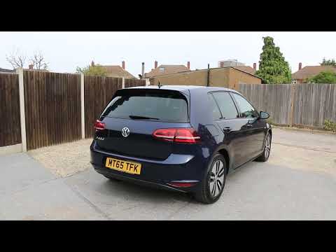 MT65TFK Volkswagen E-GOLF HATCHBACK  ELECTRIC AUTO (115 PS) FULL LEATHER WITH HEATED SEATS SAT NAV