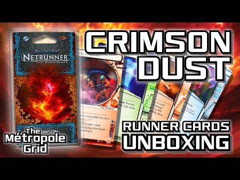 Netrunner Unboxing: Crimson Dust - Runner Cards