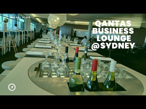 Qantas Business Lounge no Aeroporto de Sydney