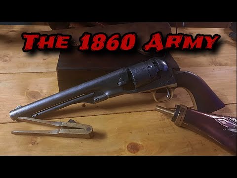 History of the handguns of Colt : ep 07 the 1860 army.