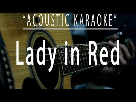 Lady in red - Chris De Burgh (Acoustic karaoke)