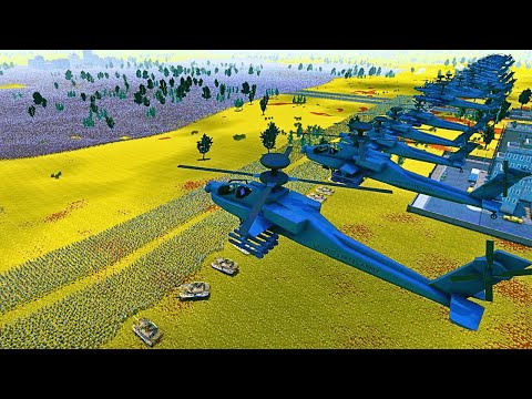 20,000 WW2 Army With M1A2 ABRAM VS 3,000,000 Zombies - Battle Simulator 2 @GreekyMaster​