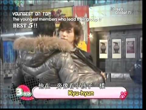 110414 Kyuhyun - Best 5 Magnae who lead their team @ PopsInSeoul