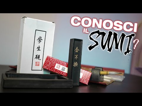 Proviamo il SUMI, l'INCHIOSTRO TRADIZIONALE GIAPPONESE!