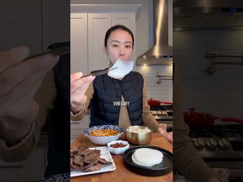 Korean pickled radish or ssam mu #shorts