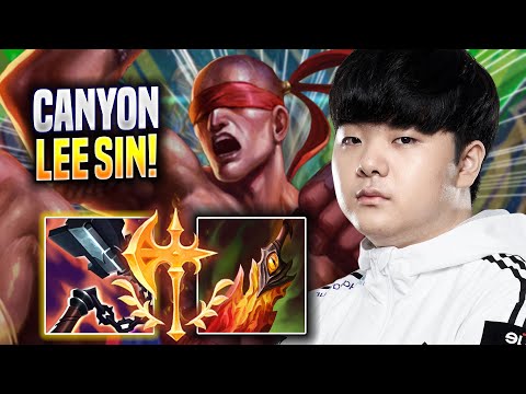 CANYON IS SO CLEAN WITH LEE SIN! - DK Canyon Plays Lee Sin JUNGLE vs Graves! | Season 2022