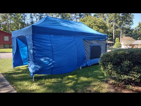EZ UP Camping Cube w/10X20 canopy