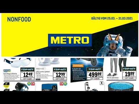 🛒 Metro Katalog Non Food Prospekt 25. bis 31. März 2021 - Neuigkeiten, Angebote